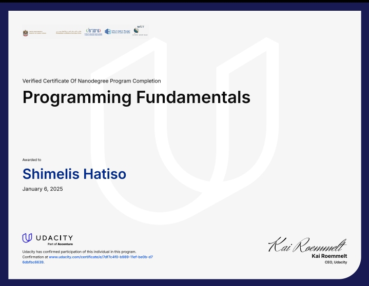 Udacity Programming Fundamentals
